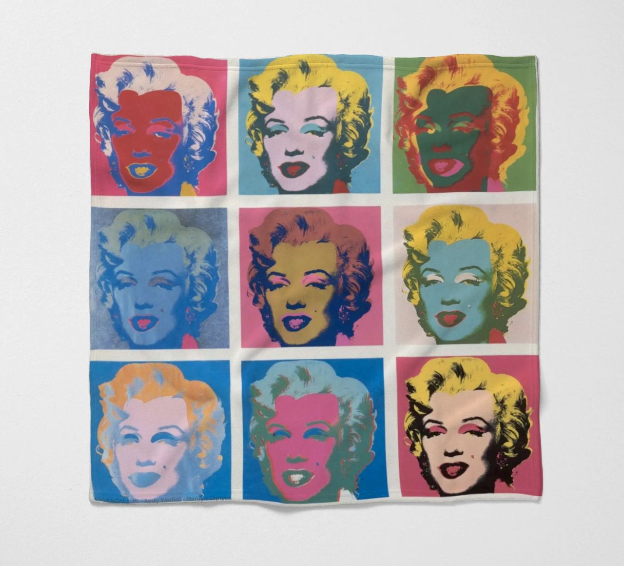 Andy Warhol Marilyn Monroe | Ikonische Pop Art Druck Fleecedecke von NorwesClub