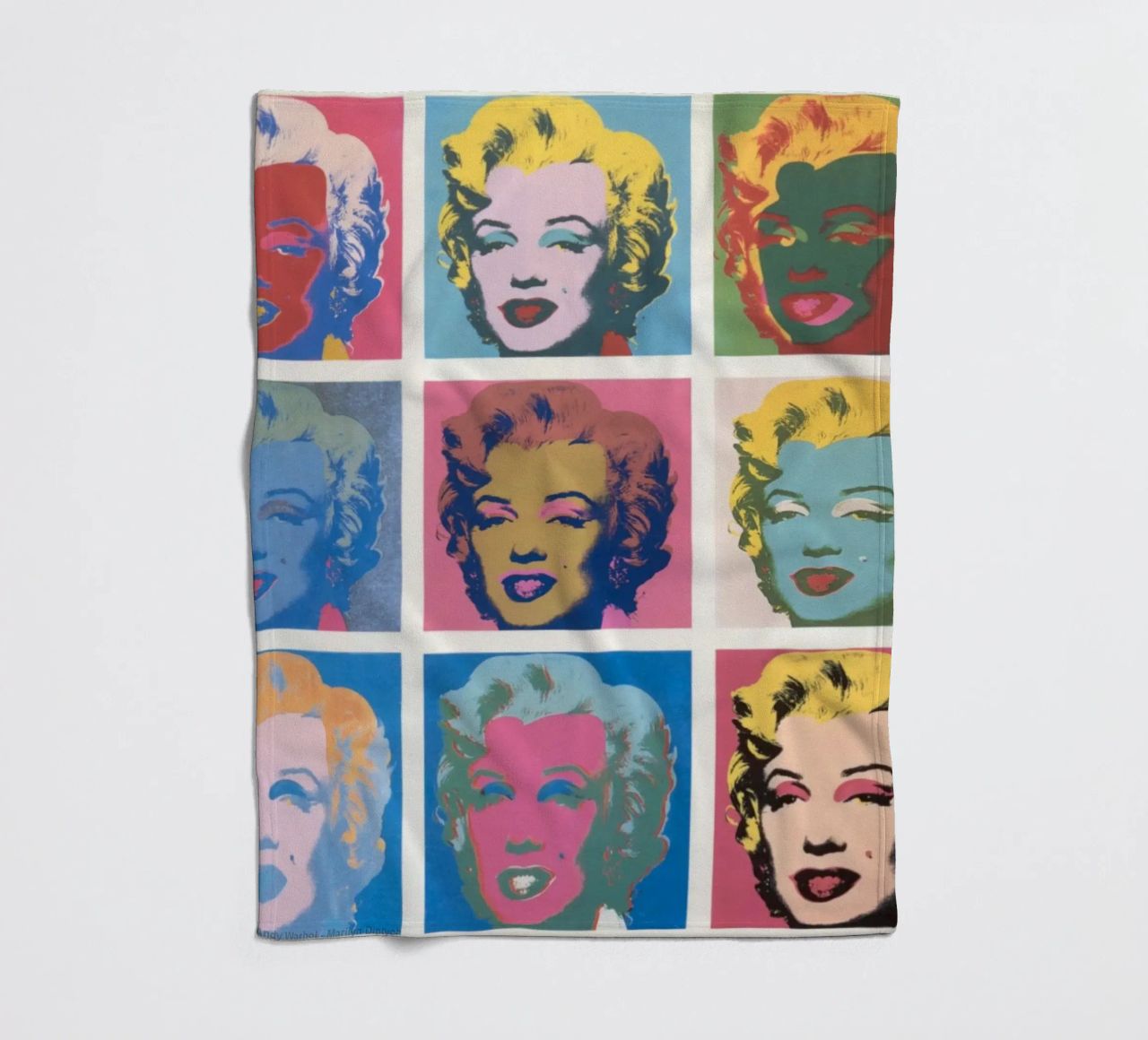 Andy Warhol Marilyn Monroe | Ikonische Pop Art Druck Fleecedecke von NorwesClub