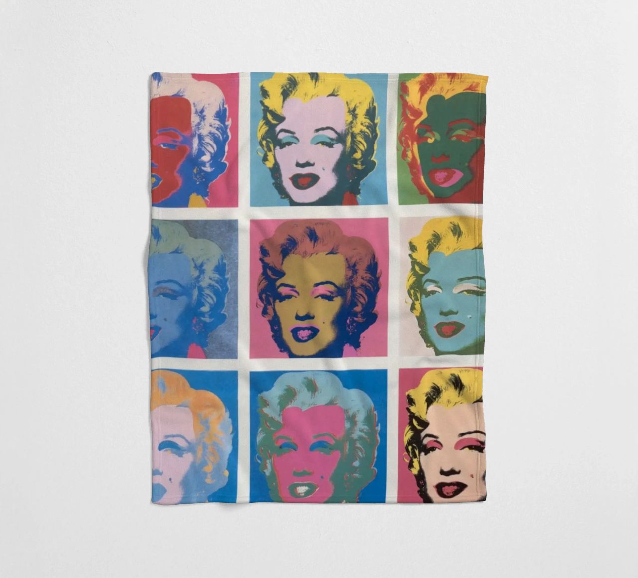 Andy Warhol Marilyn Monroe | Ikonische Pop Art Druck Fleecedecke von NorwesClub