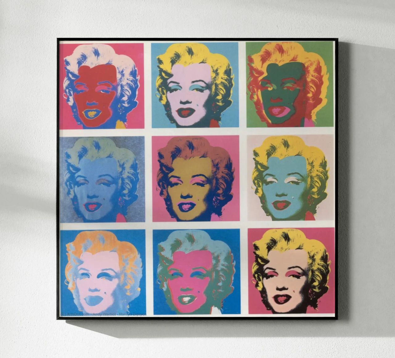 Andy Warhol Marilyn Monroe | Ikonische Pop Art Druck Acryl-Glas von NorwesClub