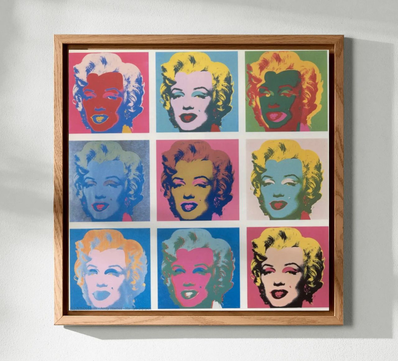 Andy Warhol Marilyn Monroe | Ikonische Pop Art Druck Alu-Dibond von NorwesClub