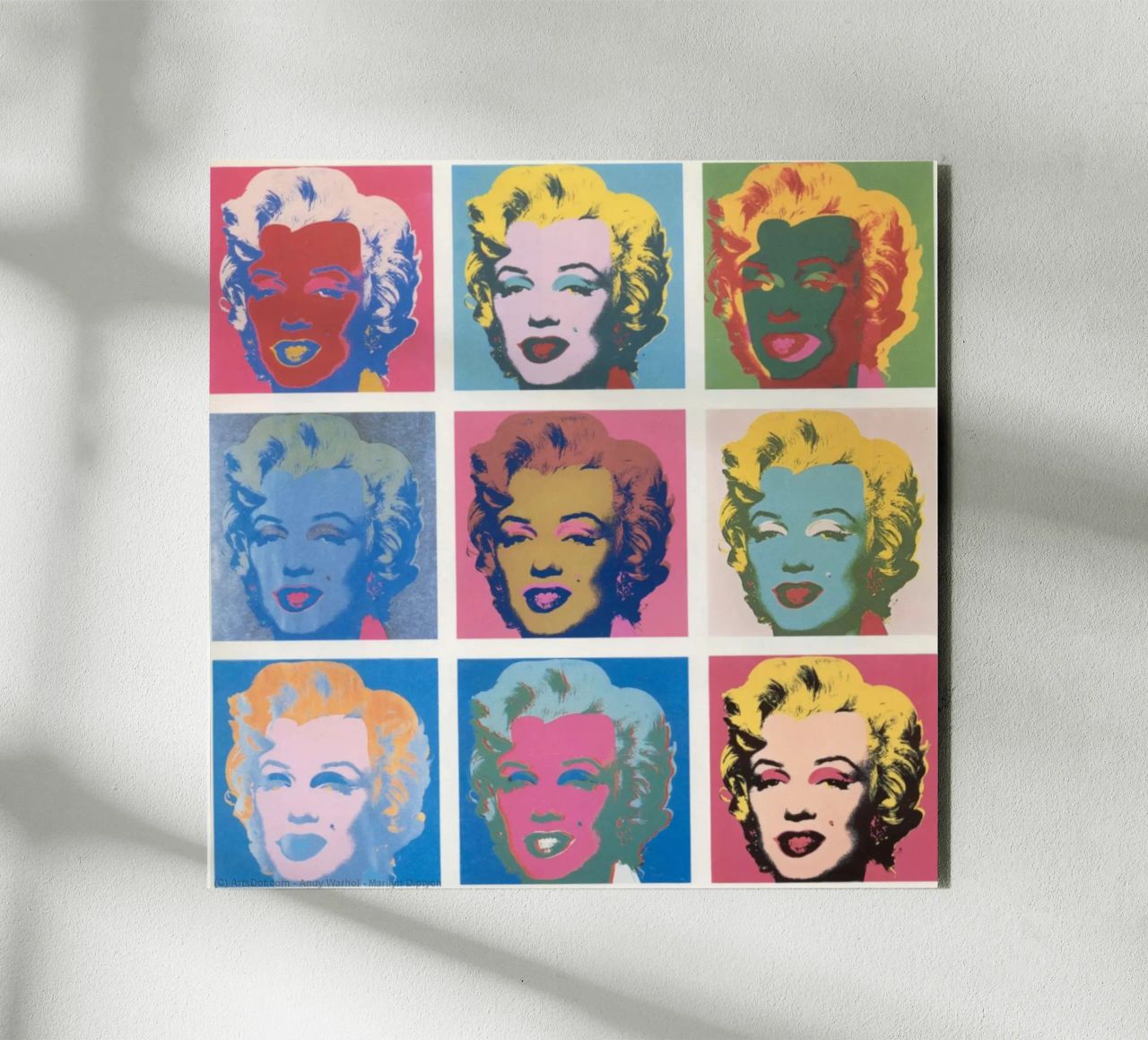 Andy Warhol Marilyn Monroe | Ikonische Pop Art Druck Alu-Dibond von NorwesClub