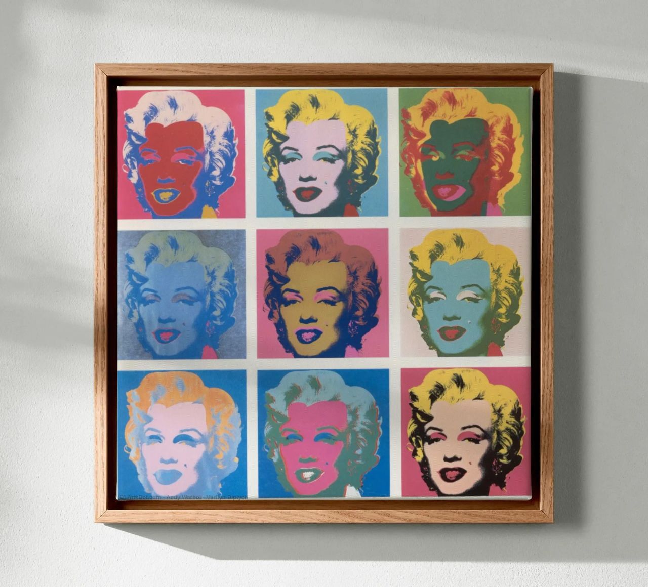 Andy Warhol Marilyn Monroe | Ikonische Pop Art Druck Leinwand von NorwesClub