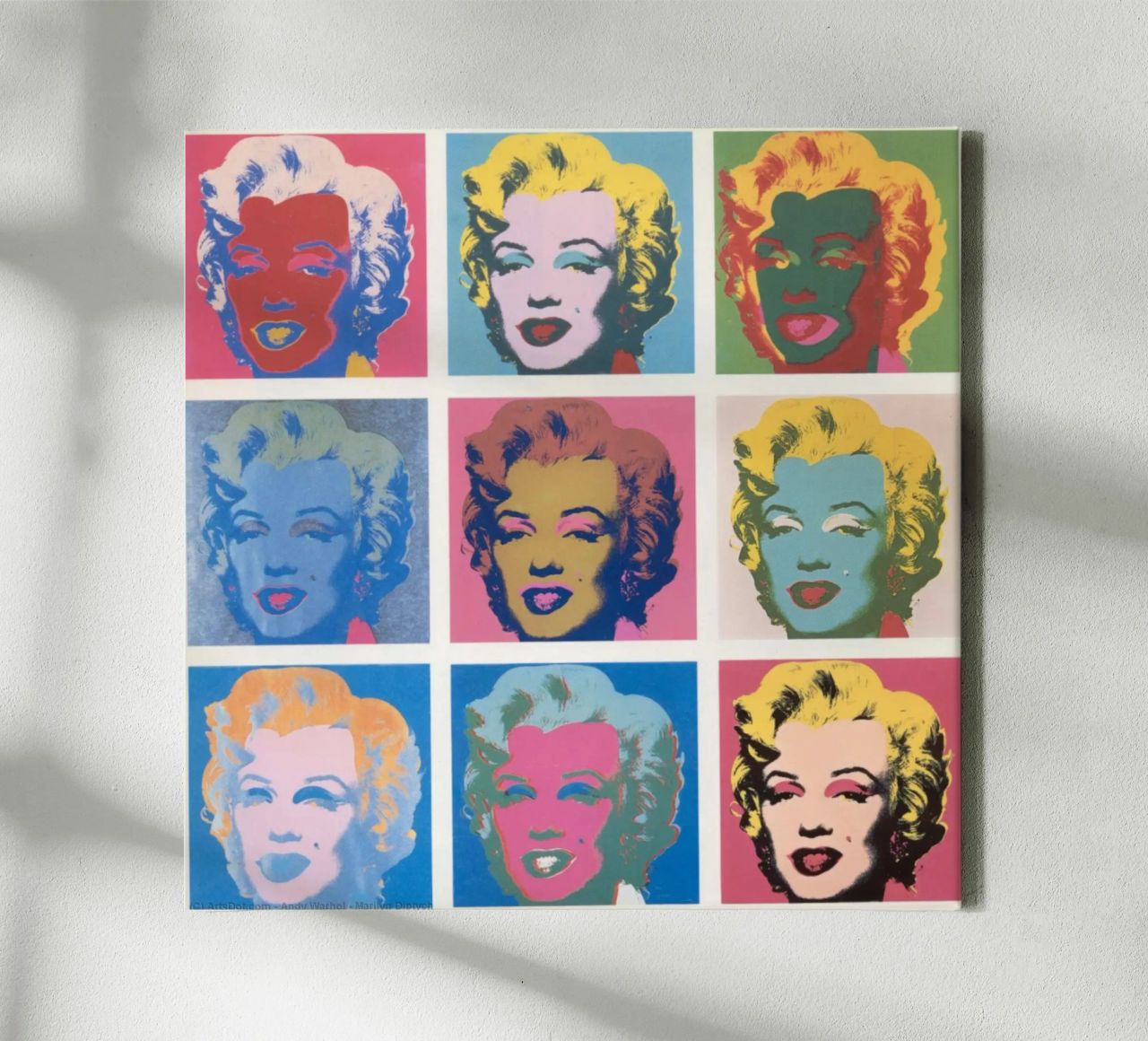 Andy Warhol Marilyn Monroe | Ikonische Pop Art Druck Leinwand von NorwesClub