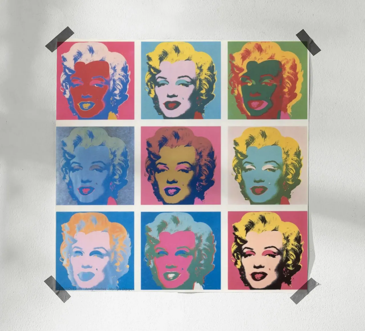 Andy Warhol Marilyn Monroe | Iconic Pop Art Print poster de NorwesClub