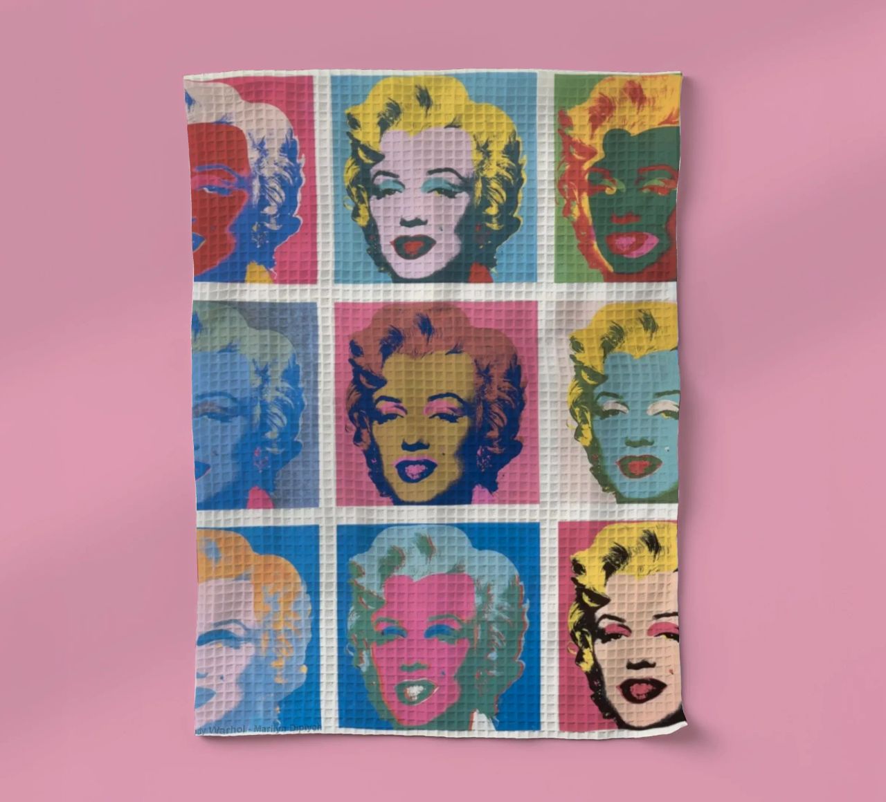 Andy Warhol Marilyn Monroe | Ikonische Pop Art Druck Geschirrtuch von NorwesClub