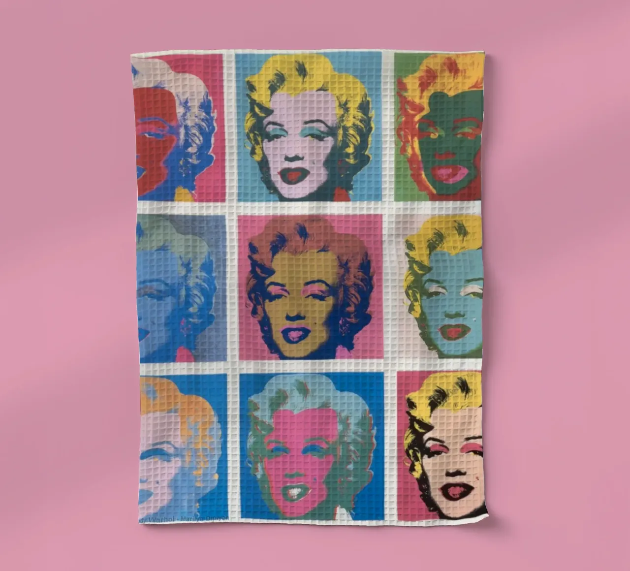 Andy Warhol Marilyn Monroe | Stampa iconica Pop Art canovaccio da cucina da NorwesClub