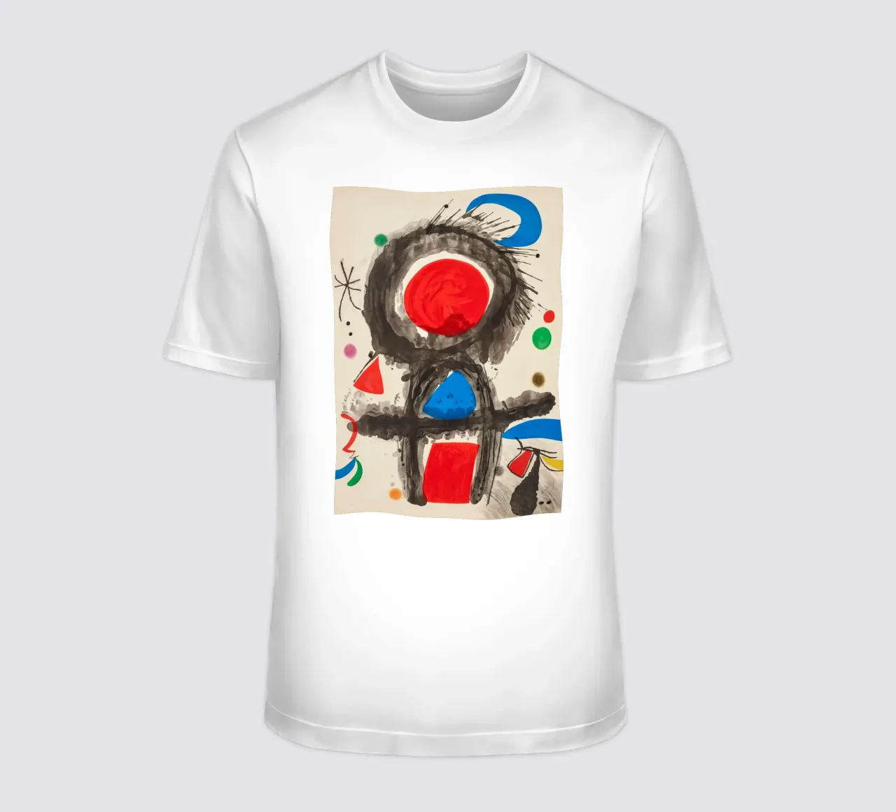 Miró Pico della Mirandola | Vibrant Abstract Art t-shirt by NorwesClub
