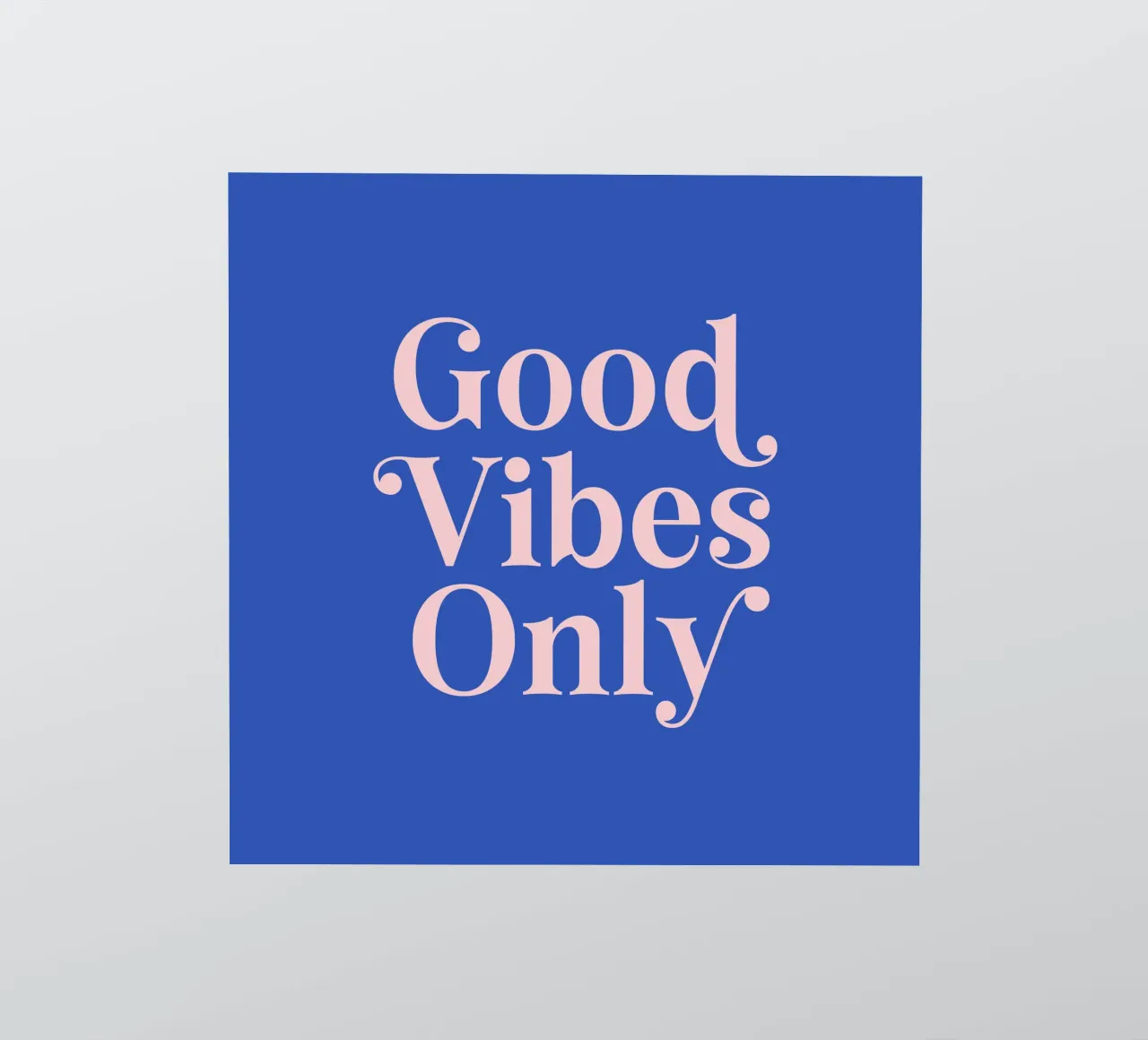 Citation de Good Vibes Only autocollant de Paigaam Studio