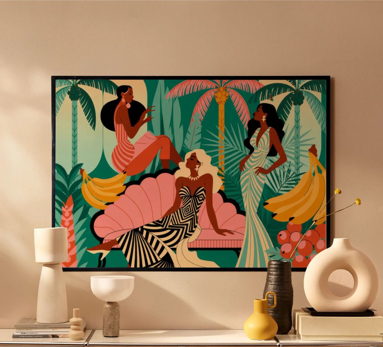 Exotic Dance poster by Murni Strokes