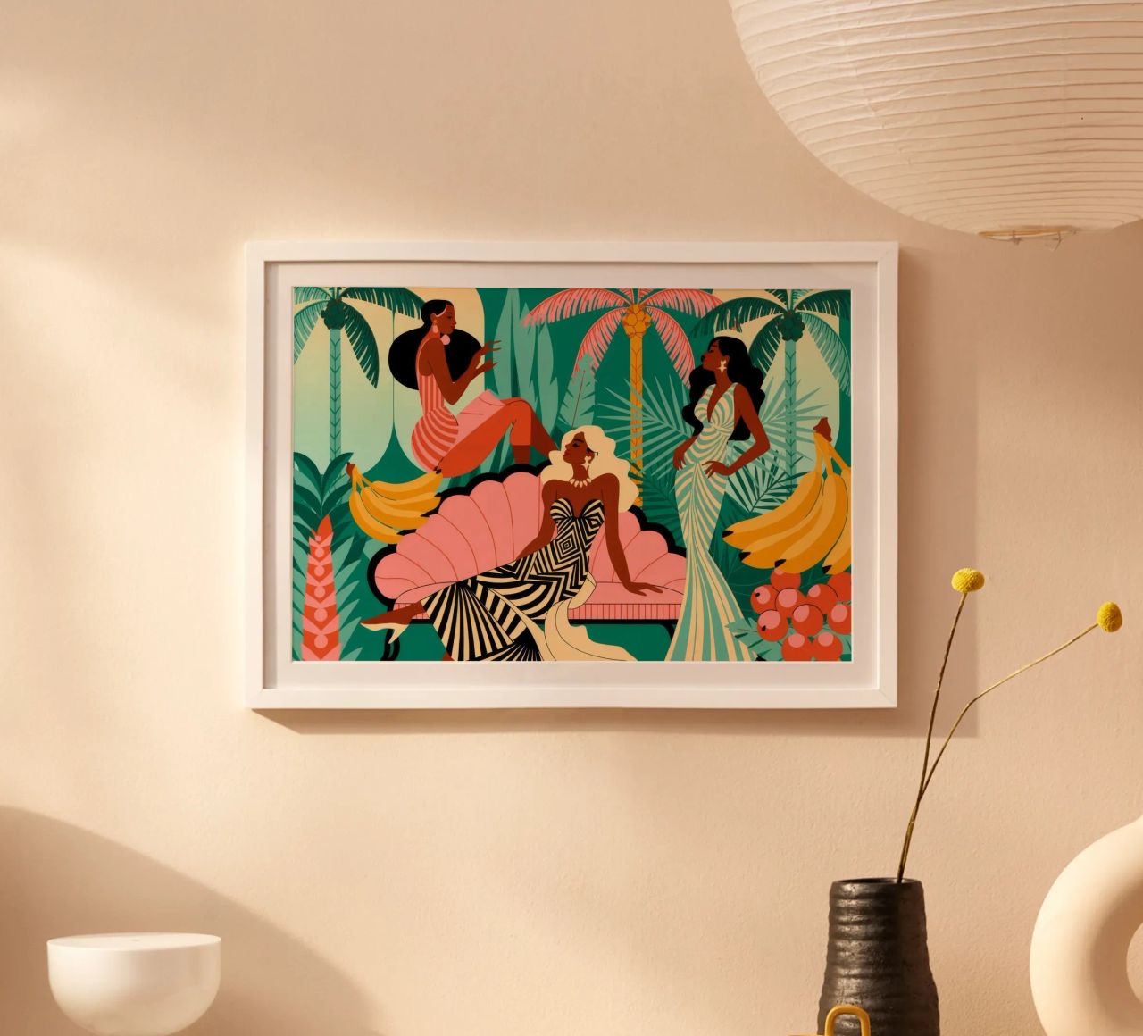 Exotic Dance poster by Murni Strokes