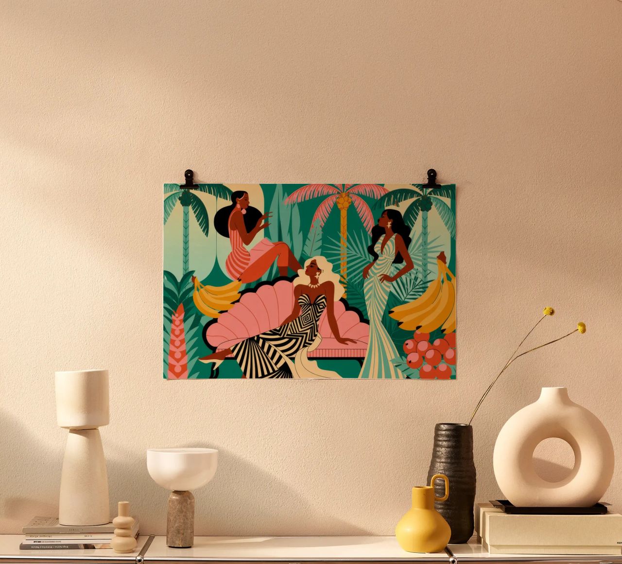 Exotic Dance poster by Murni Strokes
