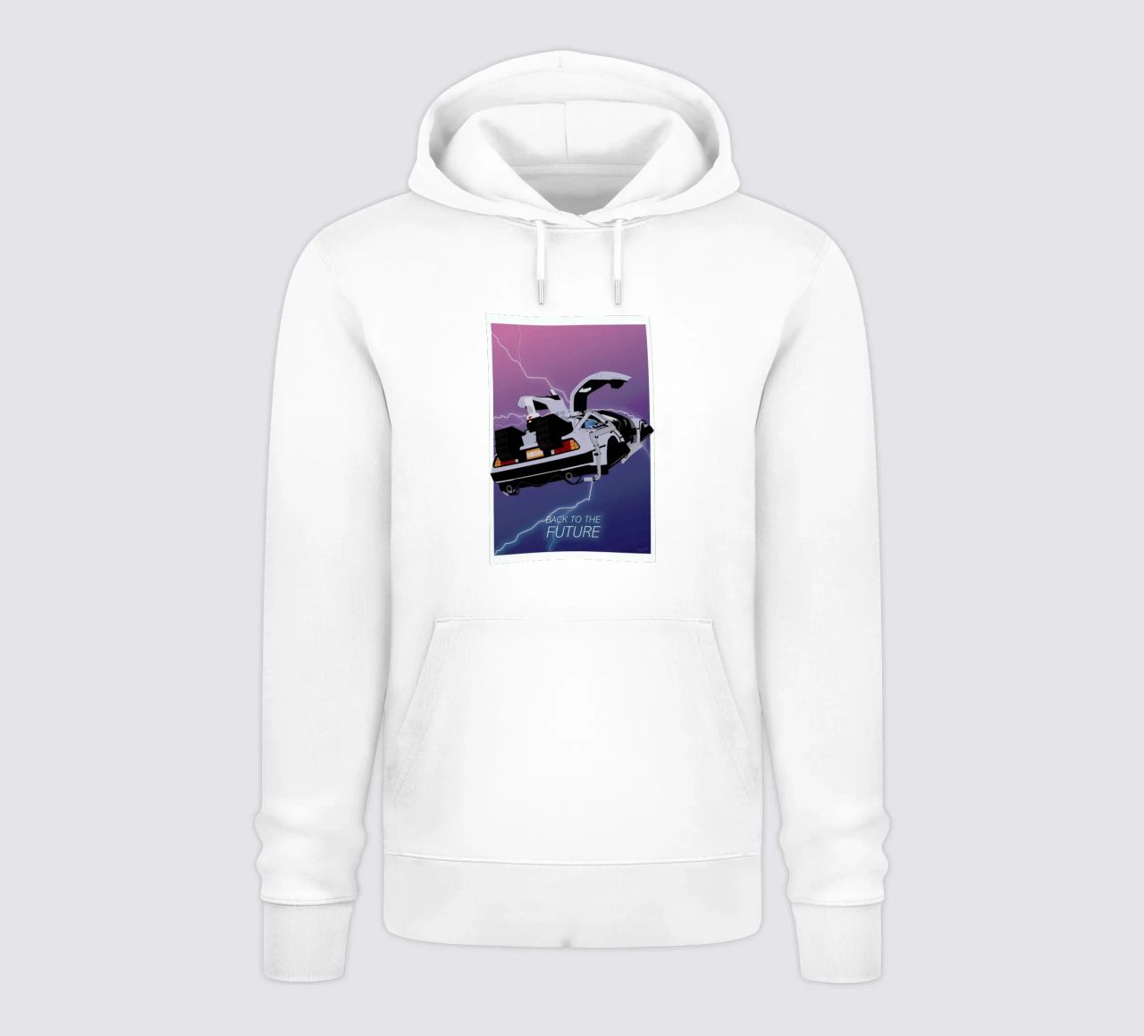 Back To The Future felpa con cappuccio da Gallery Print and Art Limited