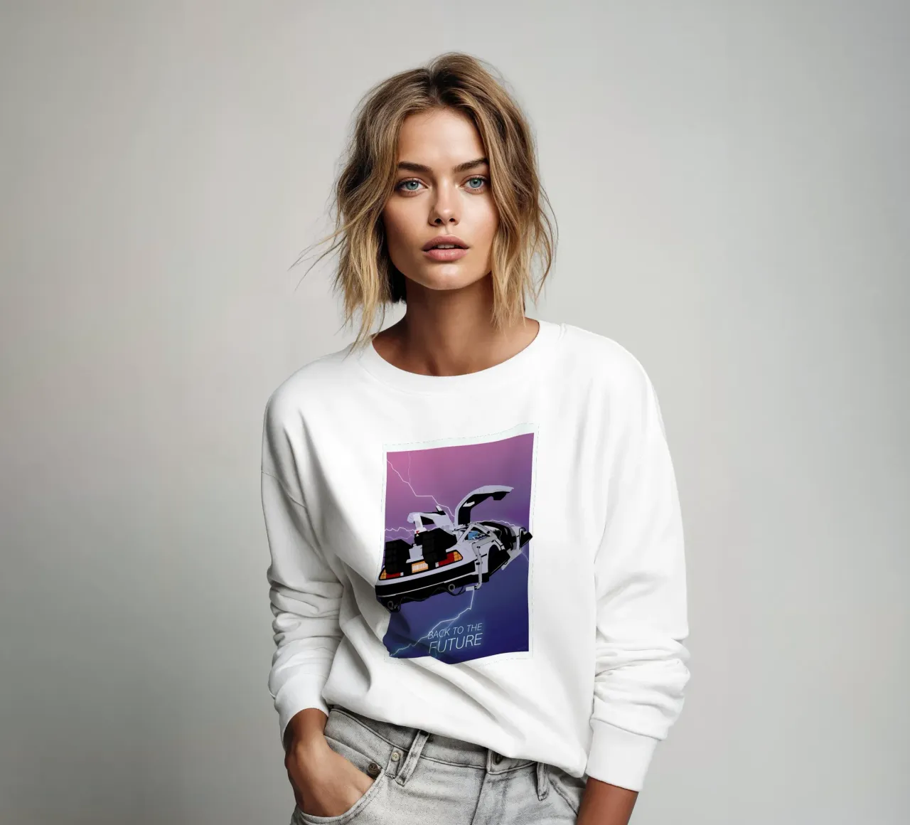 Back To The Future sweatshirt by Gallery Print and Art Limited