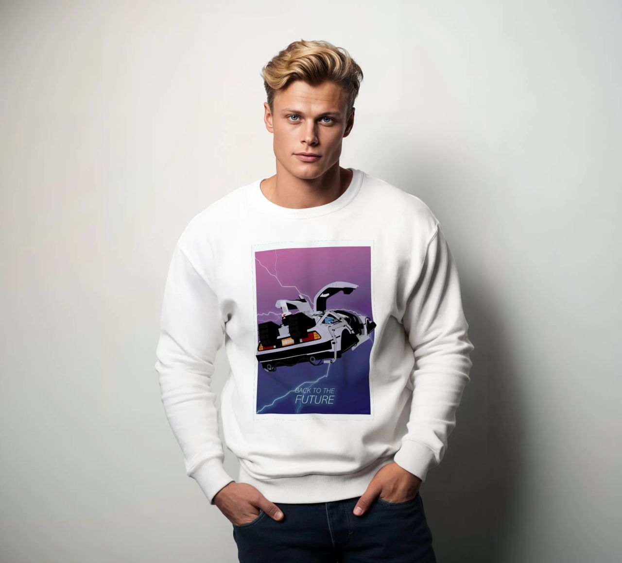 Back To The Future felpa da Gallery Print and Art Limited