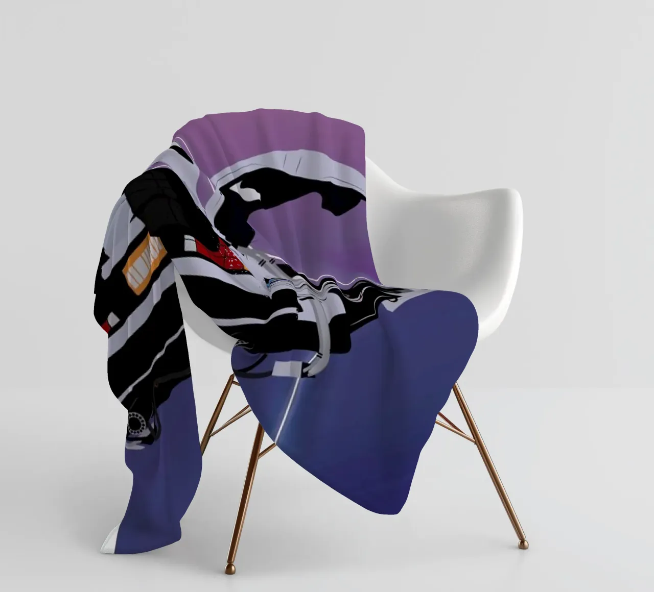 Back To The Future coperta in pile da Gallery Print and Art Limited