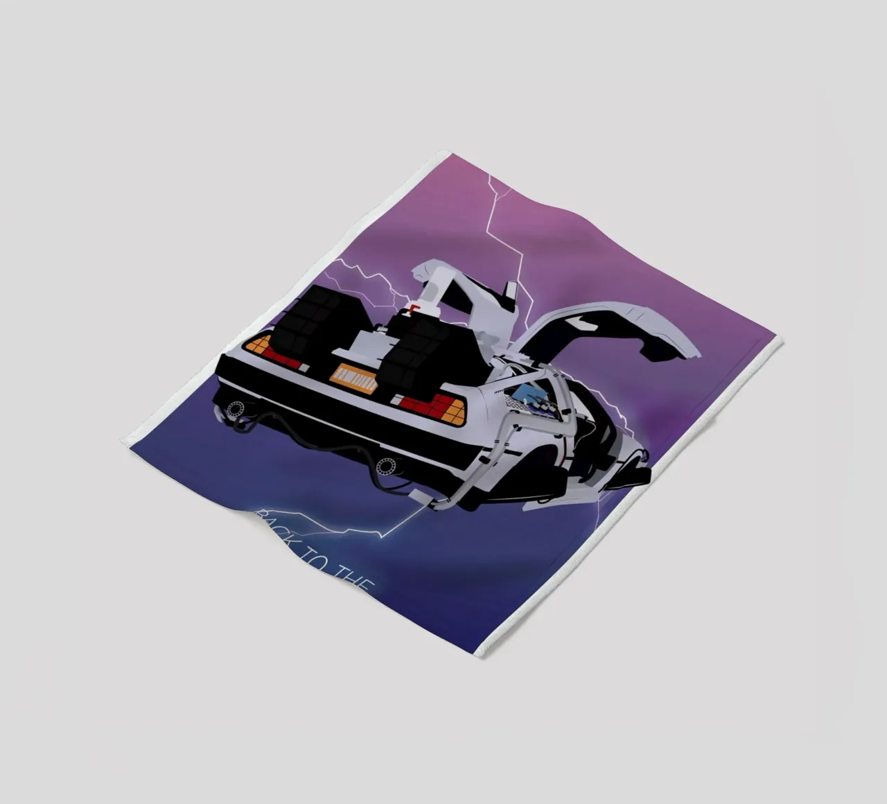 Back To The Future coperta in pile da Gallery Print and Art Limited