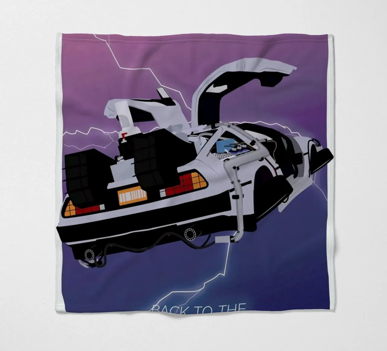 Back To The Future coperta in pile da Gallery Print and Art Limited