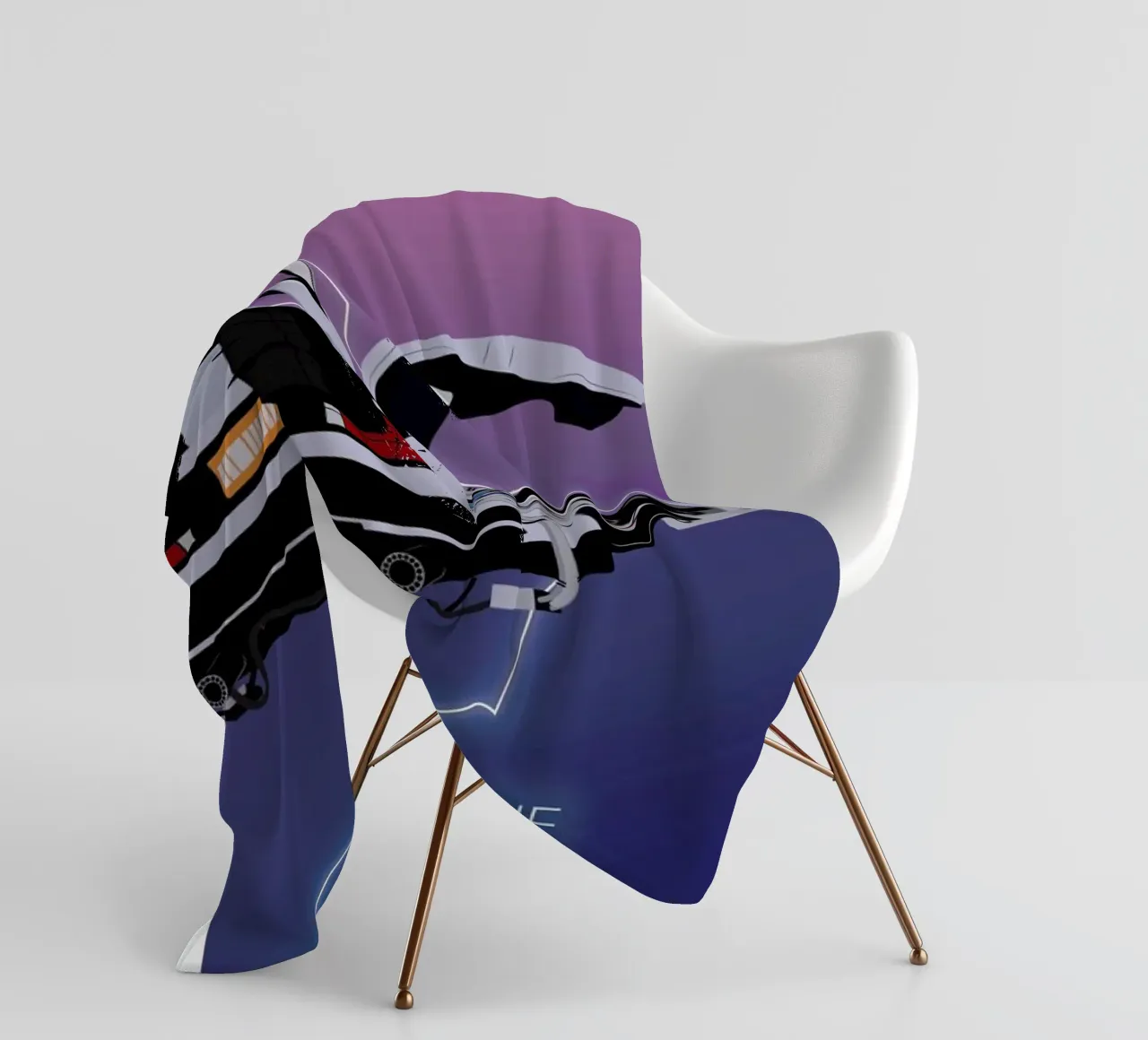 Back To The Future coperta in pile da Gallery Print and Art Limited