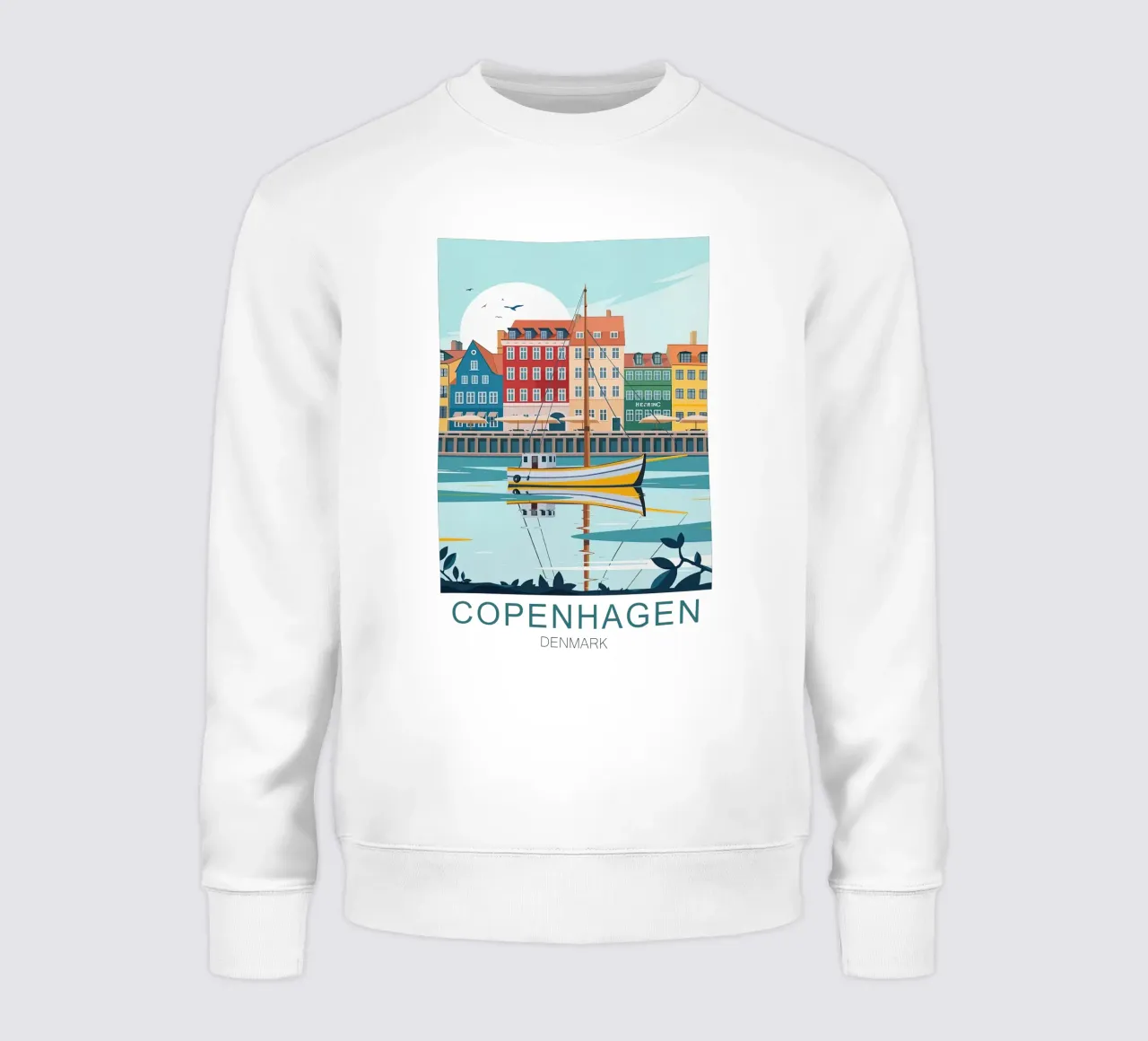 Copenhague Viajes de época - Dinamarca sudadera de Liliestudio
