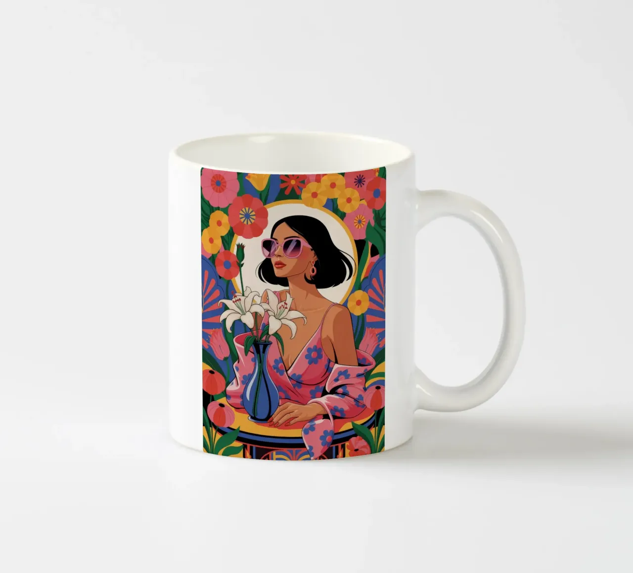 Armonia floreale tazza in ceramica da Murni Strokes