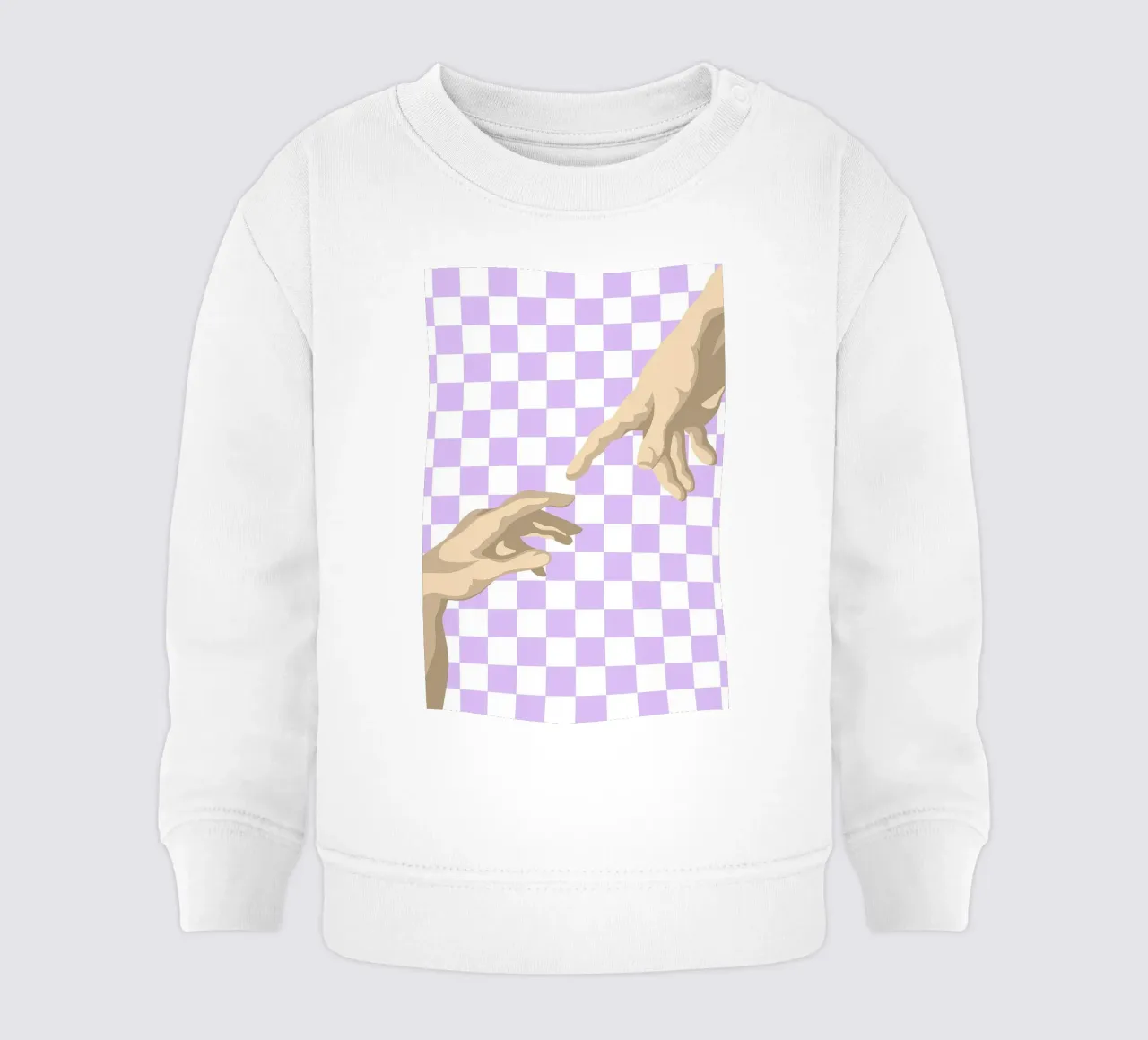 Création d'Adam Mains | Minimalist Graphic Print sweat pour bébé de NorwesClub