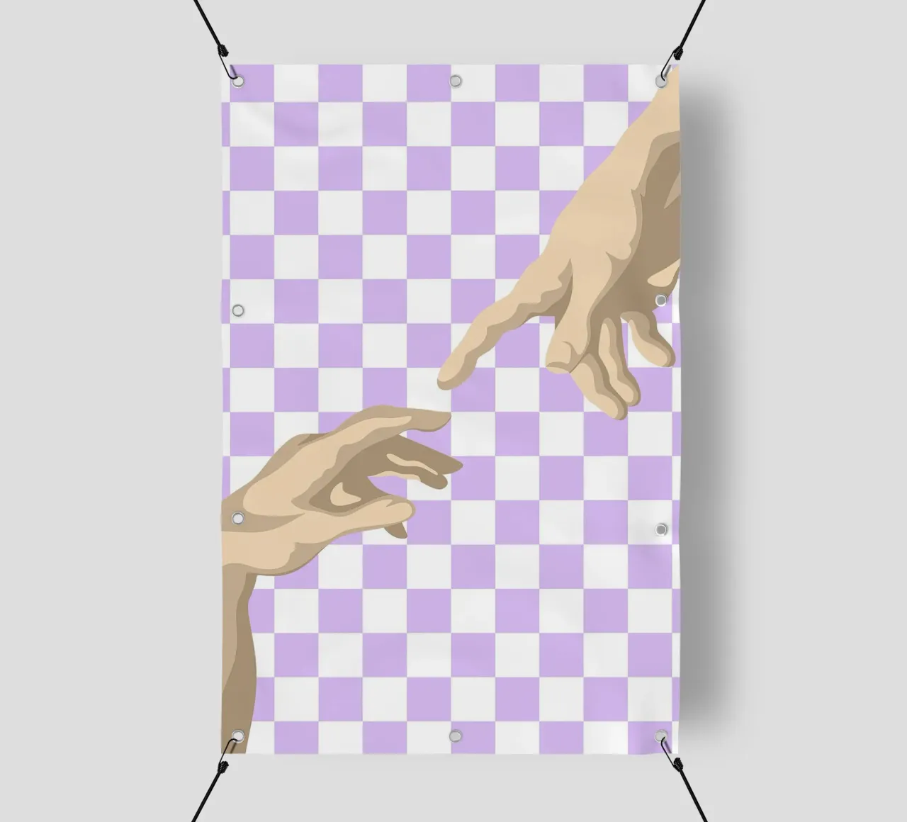 Création d'Adam Mains | Minimalist Graphic Print bâche pvc de NorwesClub