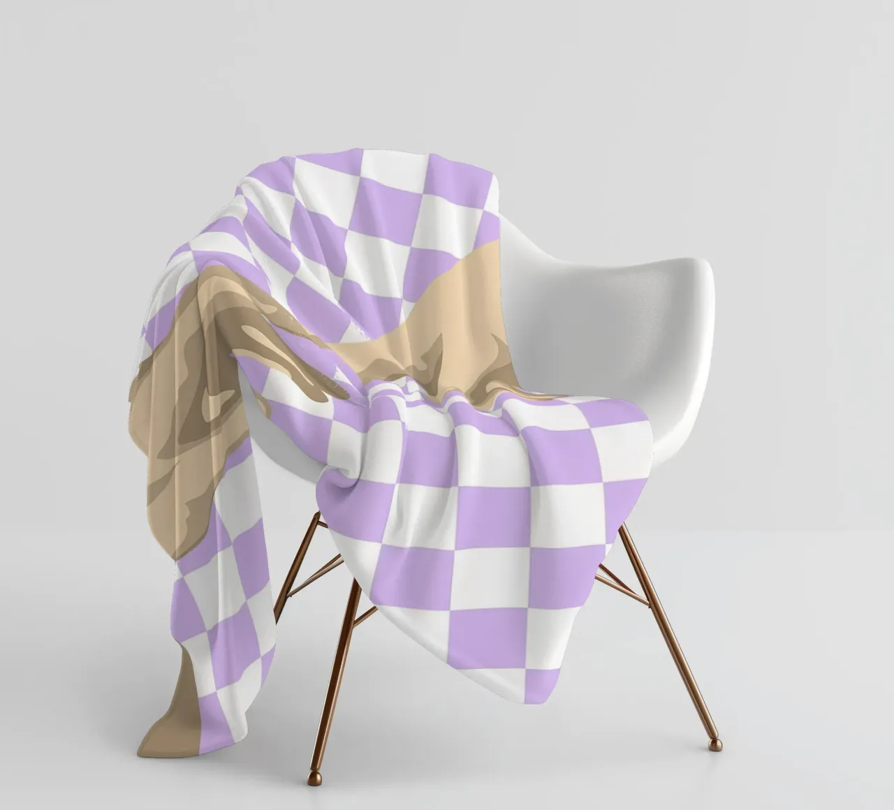 Creation of Adam Hands | Minimalist Graphic Print fleece blanket by NorwesClub