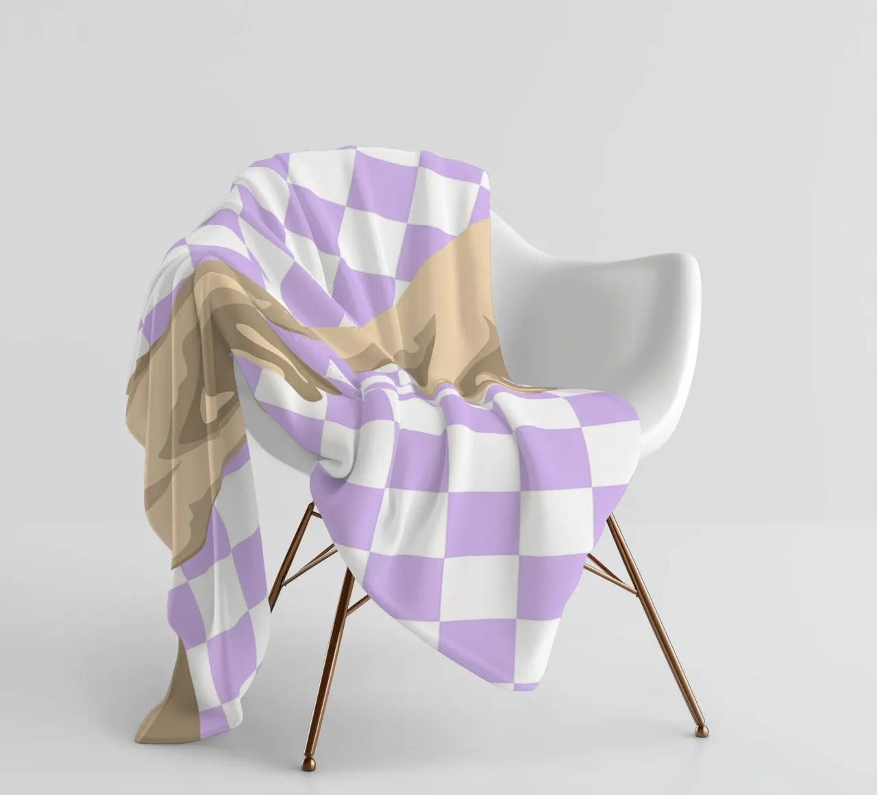 Creation of Adam Hands | Minimalist Graphic Print fleece blanket by NorwesClub