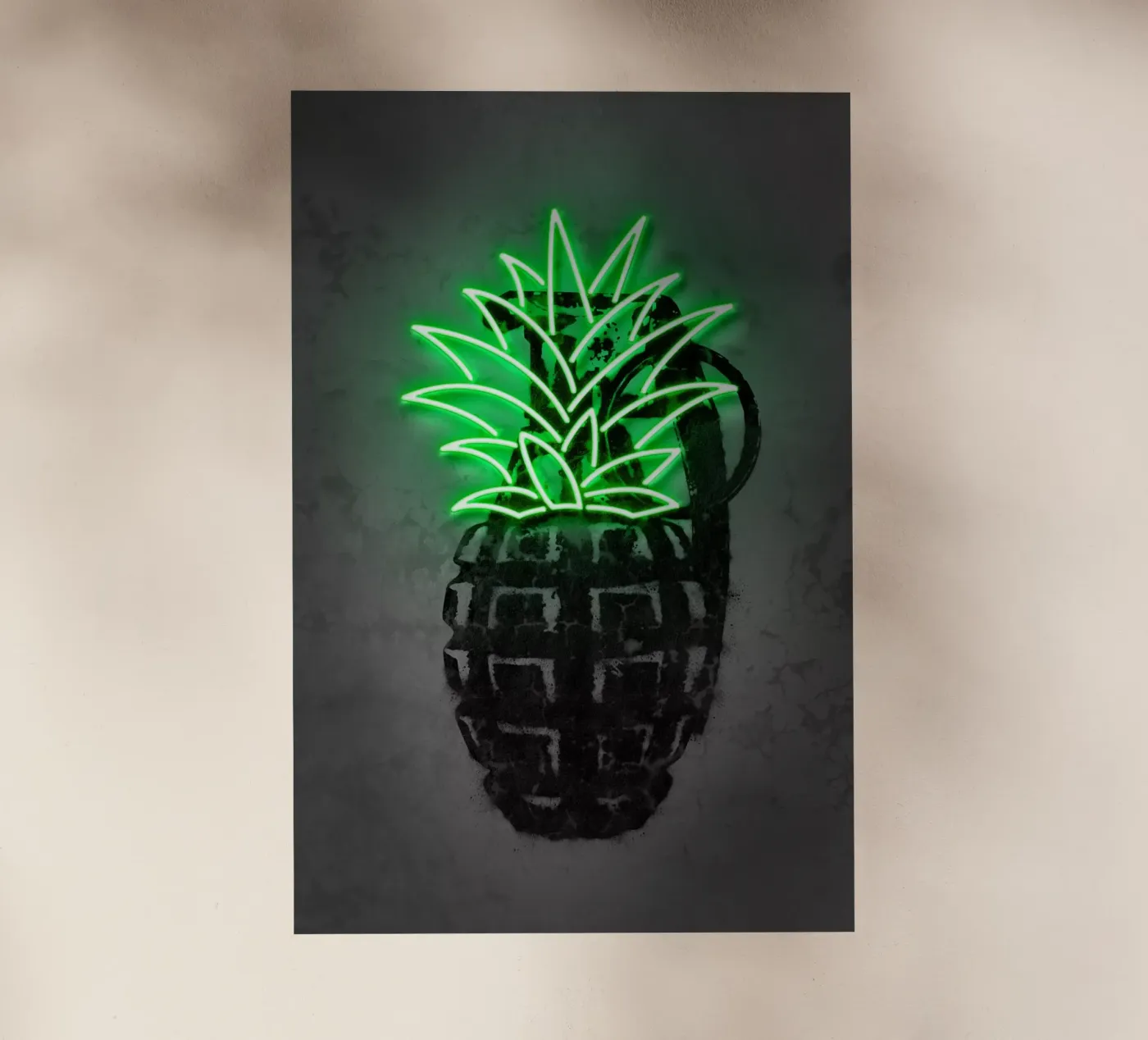 Pineapple backlit film by Octavian