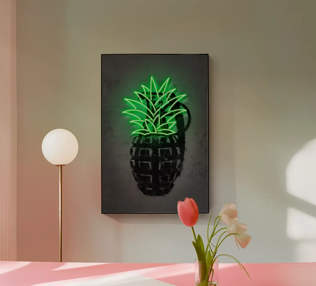 Pineapple acryl van Octavian