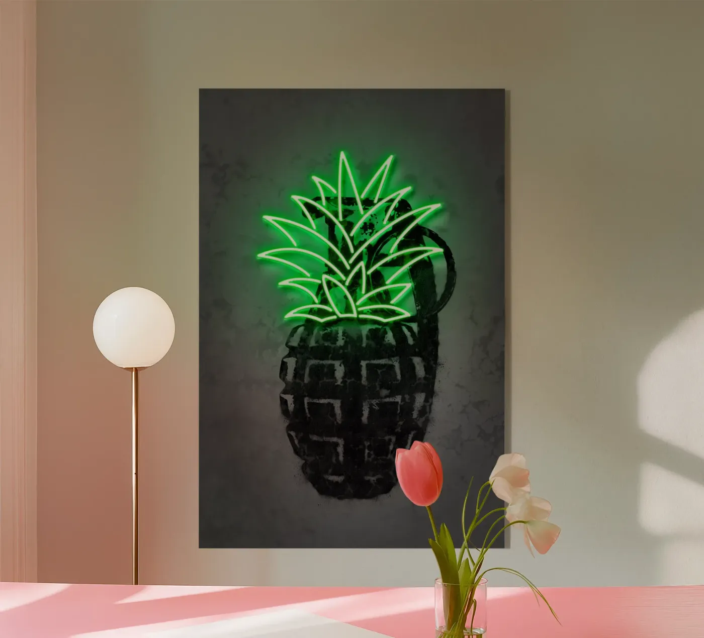 Pineapple acryl van Octavian