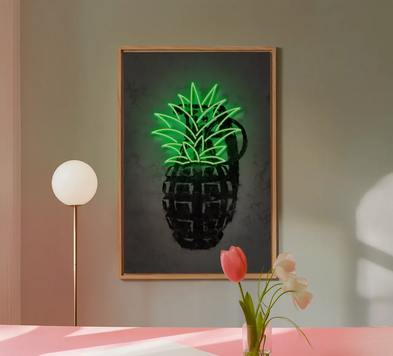 Pineapple alluminio dibond da Octavian