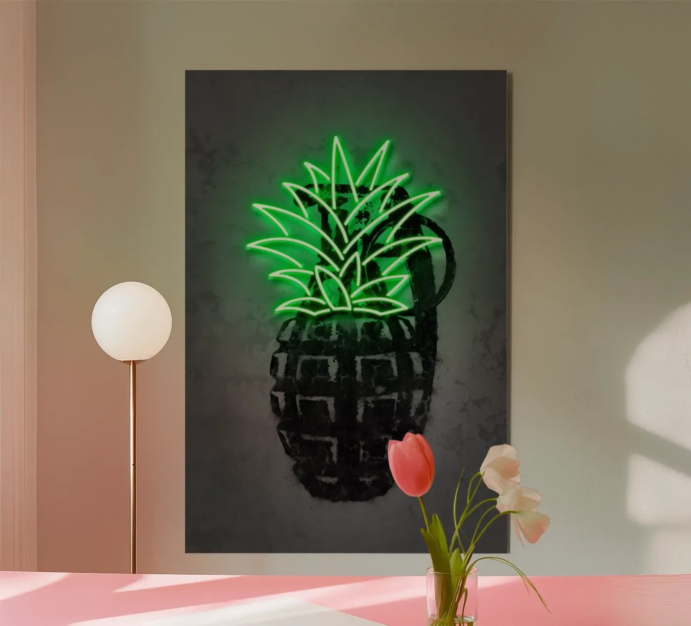 Pineapple alluminio dibond da Octavian