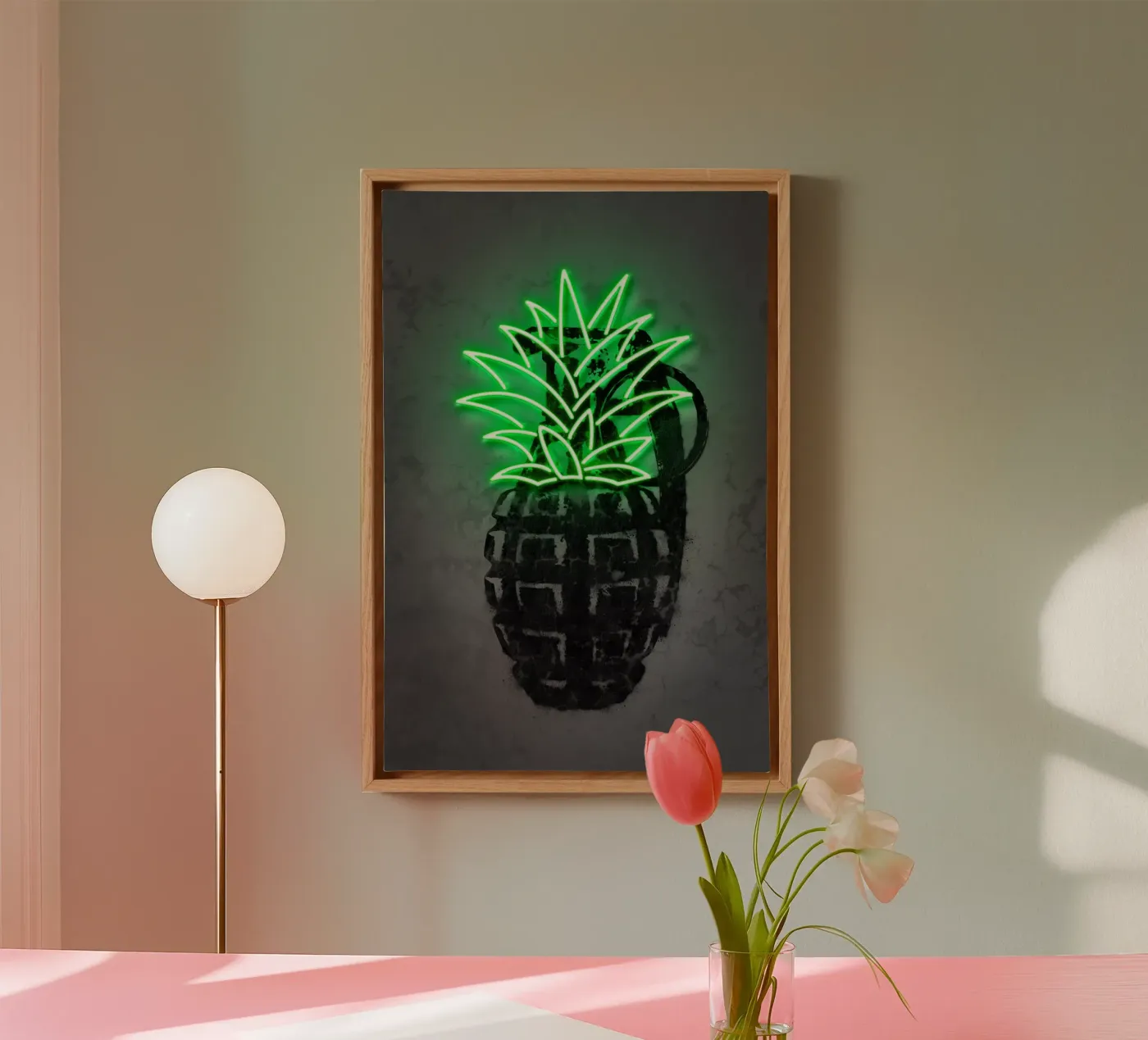 Pineapple canvas van Octavian