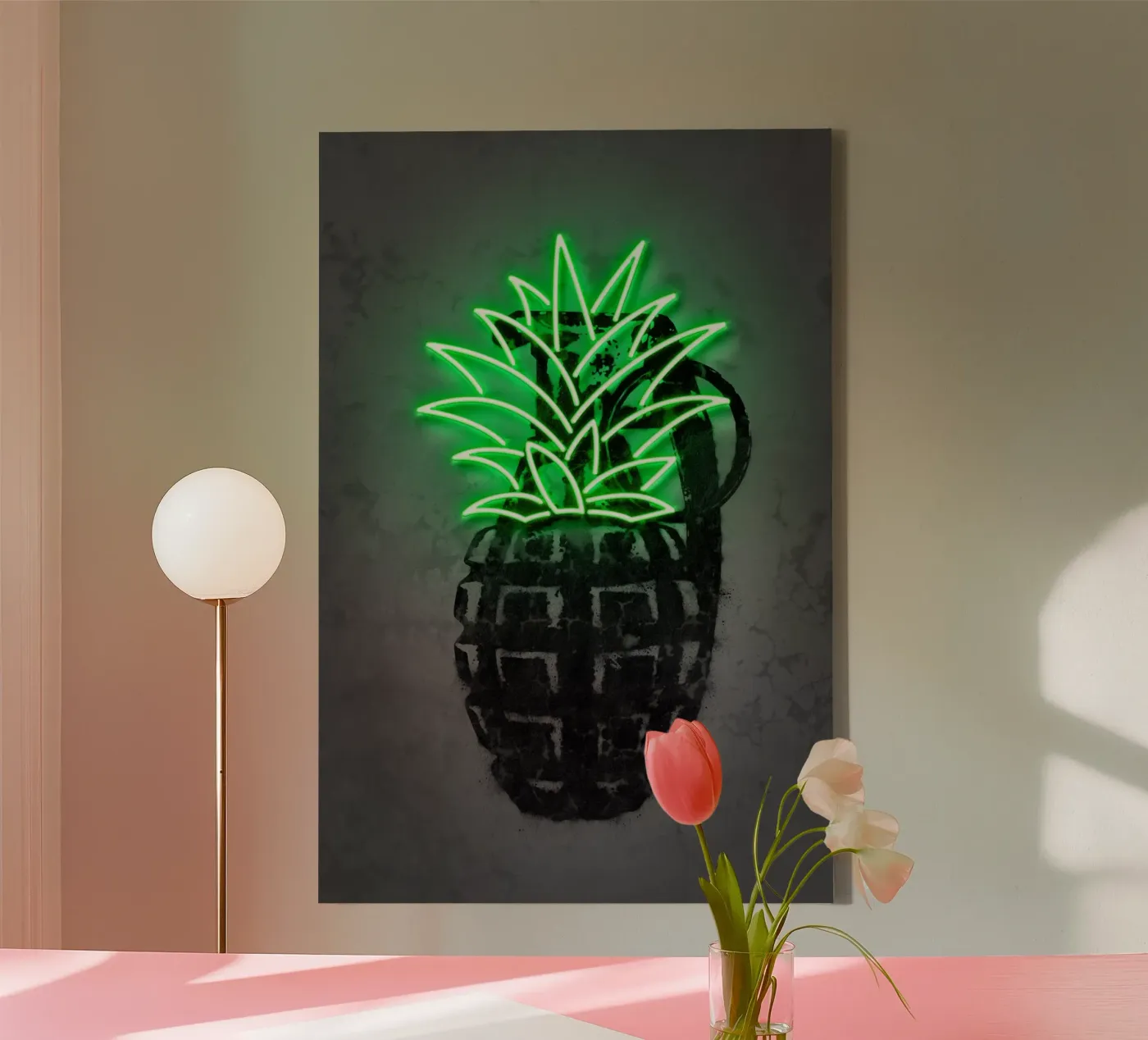 Pineapple canvas by Octavian
