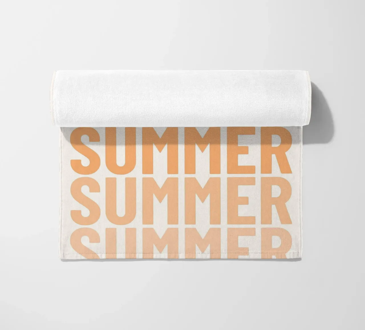 Minimalist Summer Sun Print | Aesthetic Graphic Art beach towel by NorwesClub