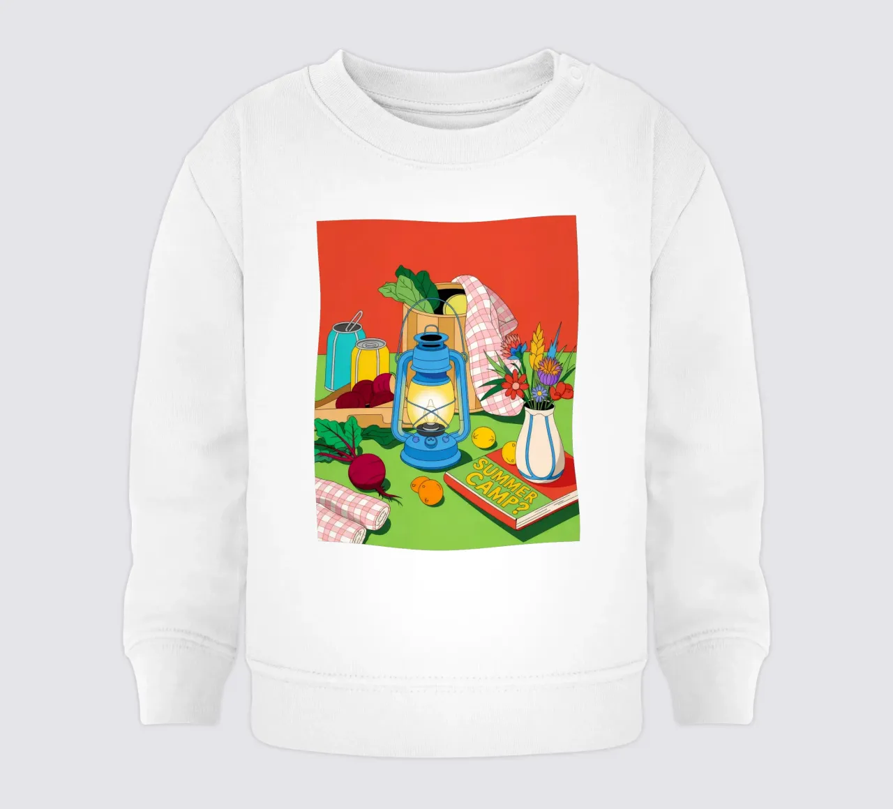 Rustieke charme baby sweatshirt van Murni Strokes