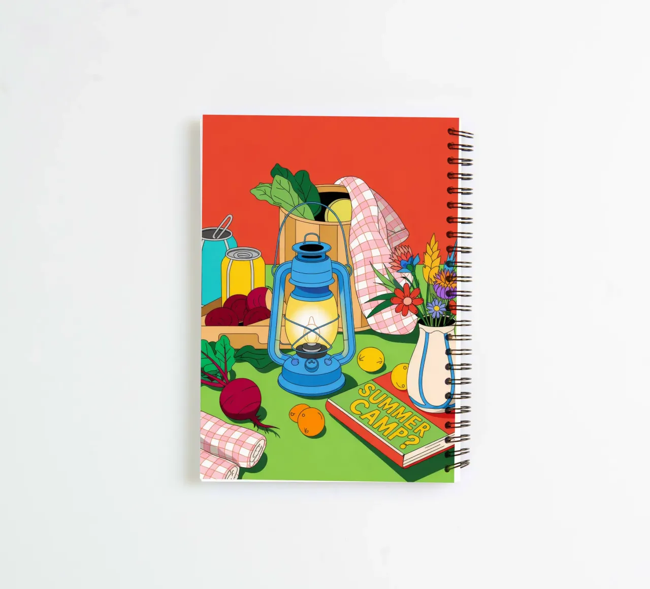 Rustic Charm spiral notebook by Murni Strokes