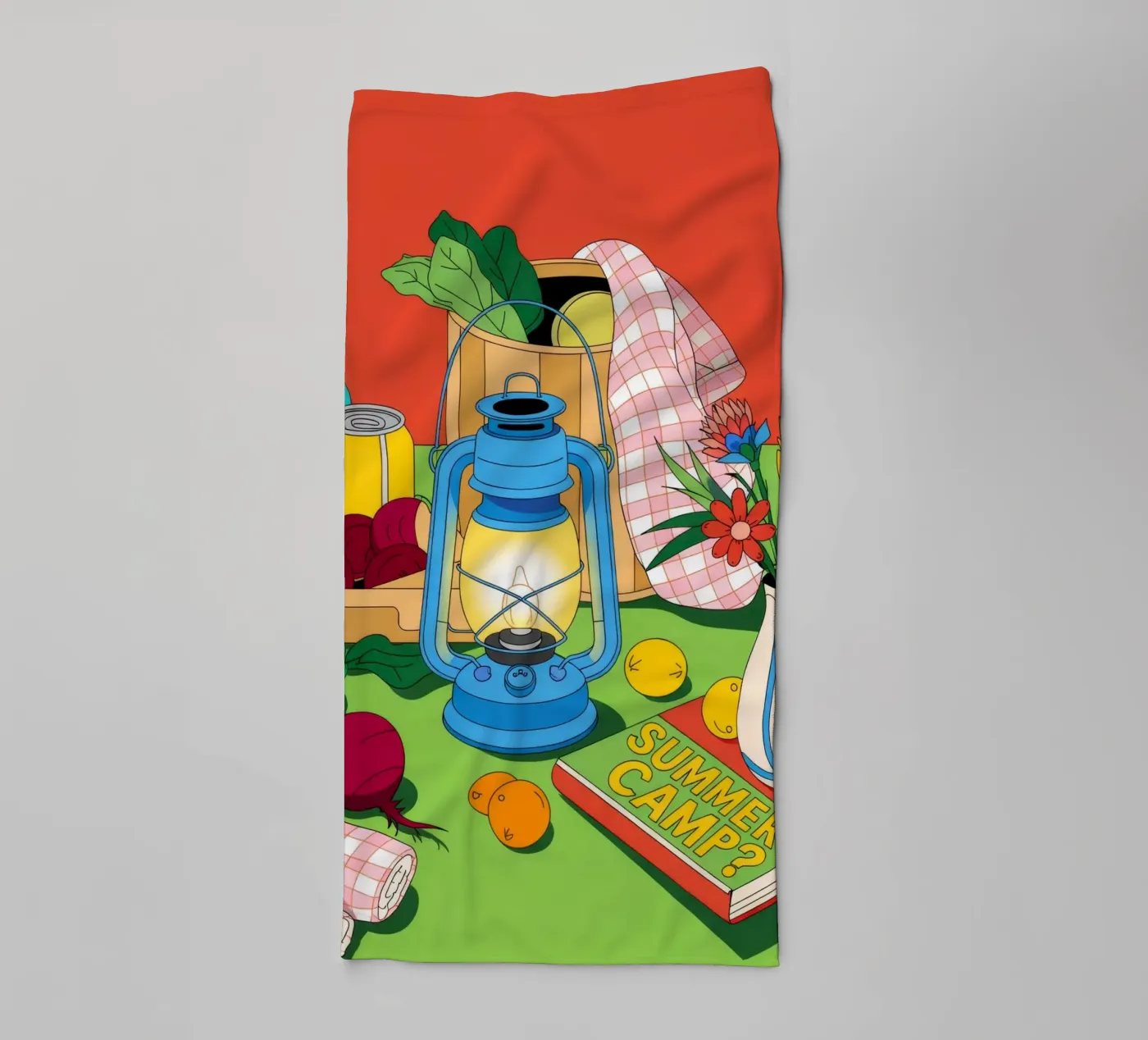 Rustic Charm towel by Murni Strokes