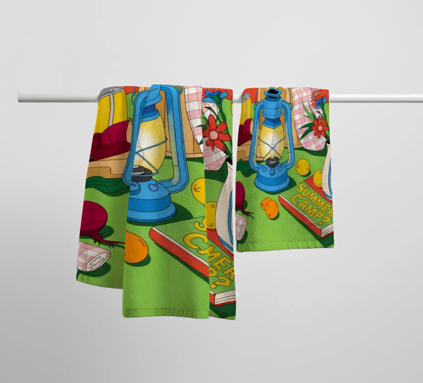 Rustic Charm towel by Murni Strokes