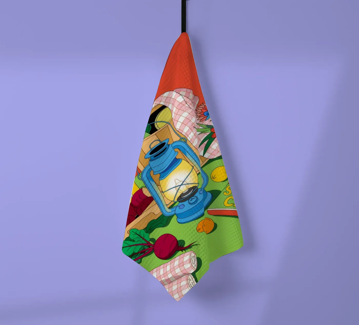 Rustic Charm tea towel by Murni Strokes