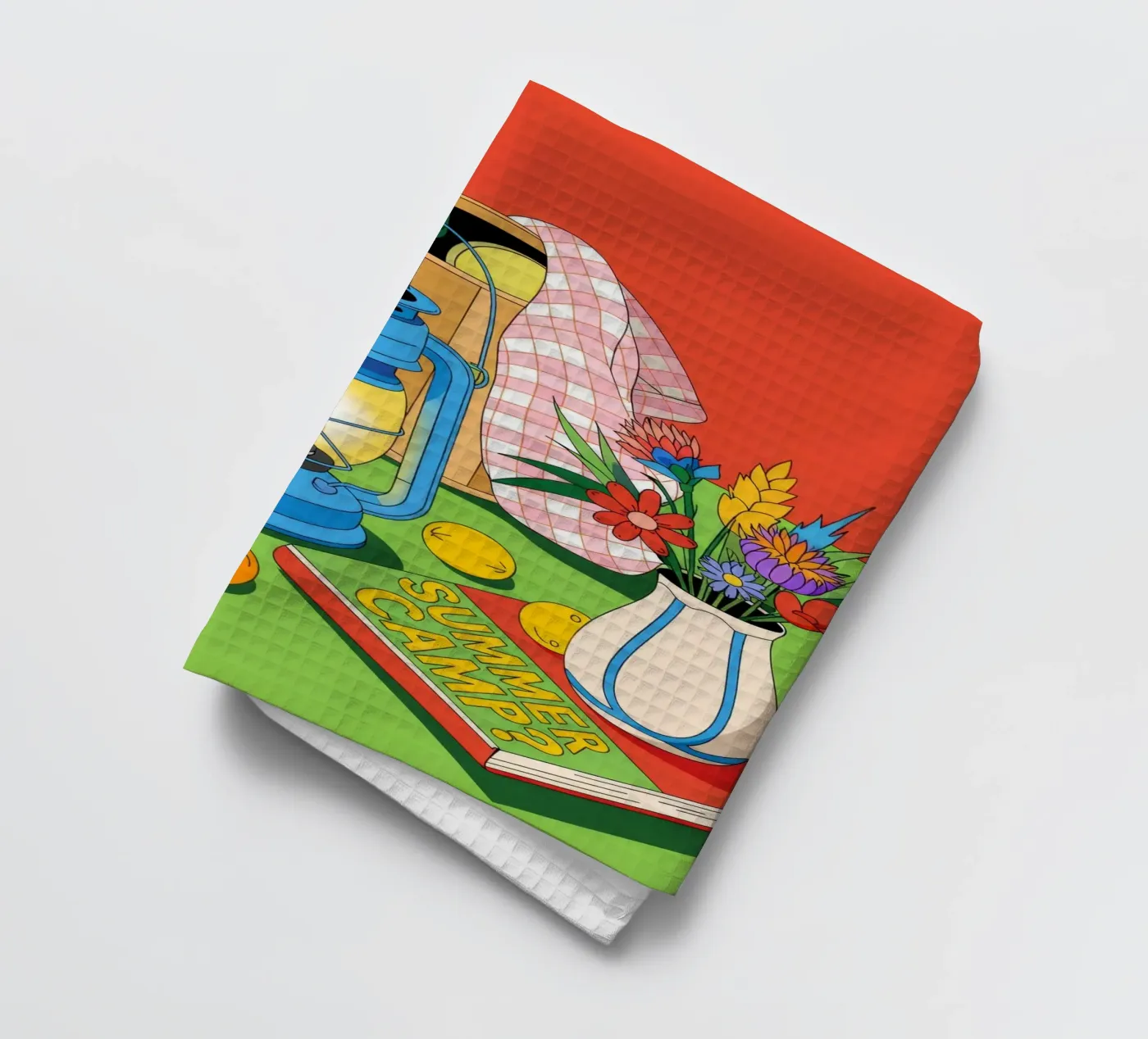 Rustic Charm tea towel by Murni Strokes