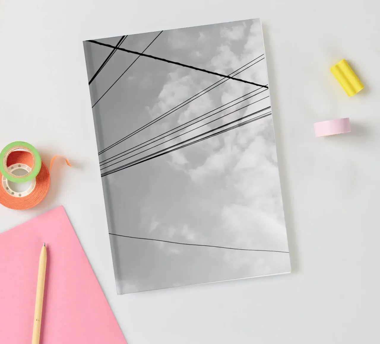 Power pole 2 notebook by Nur Mut