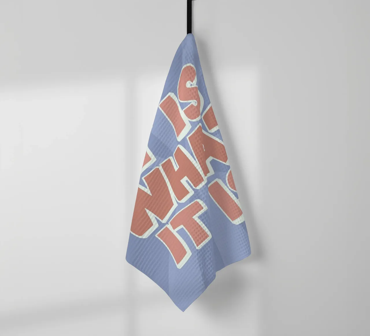 It Is What It Is Print | Retro Graphic Quote Art torchon de NorwesClub