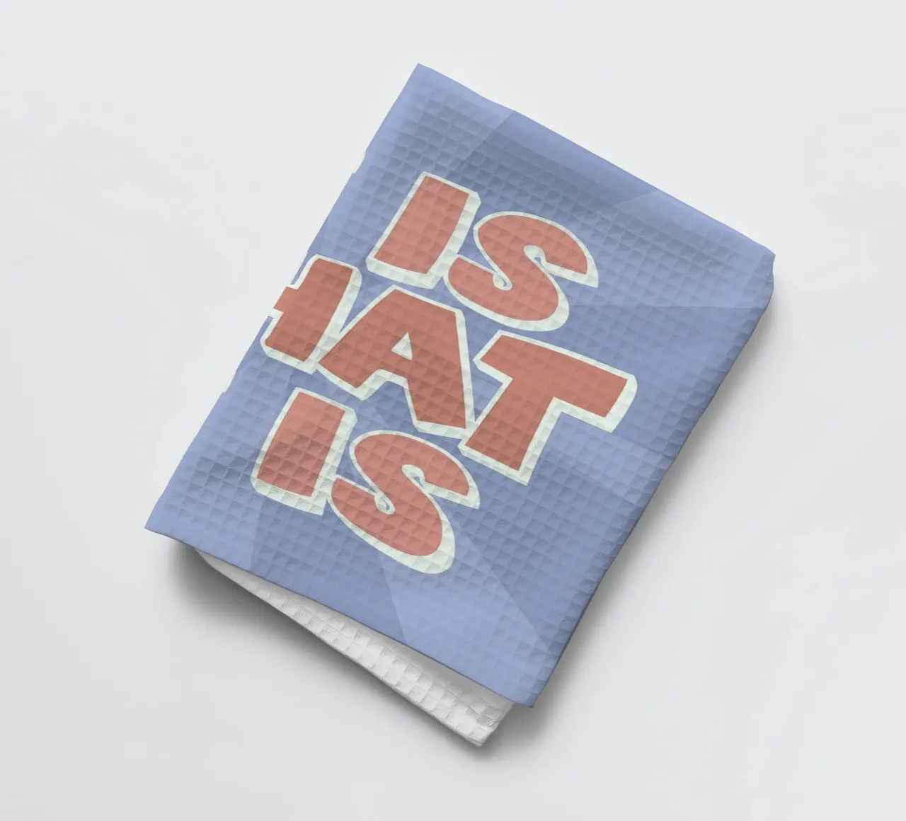 It Is What It Is Print | Retro Graphic Quote Art paño de cocina de NorwesClub