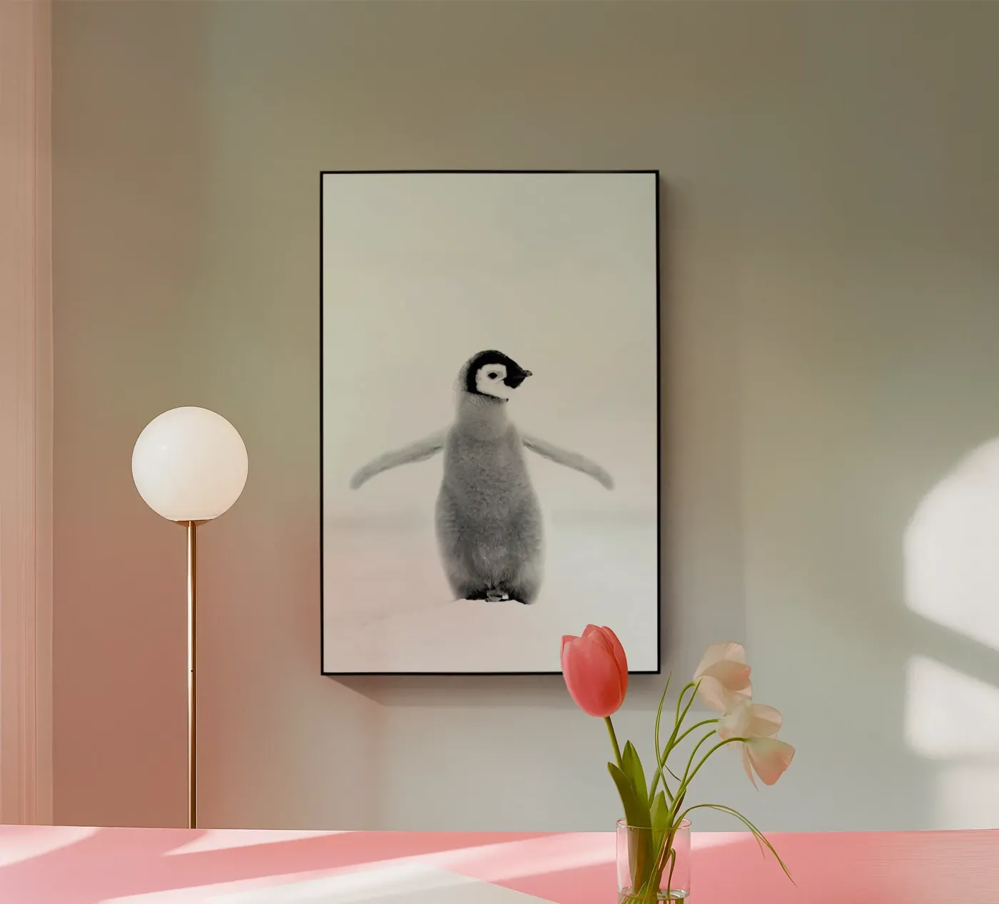 Lone Penguin plexiglass da Natural Kingdom