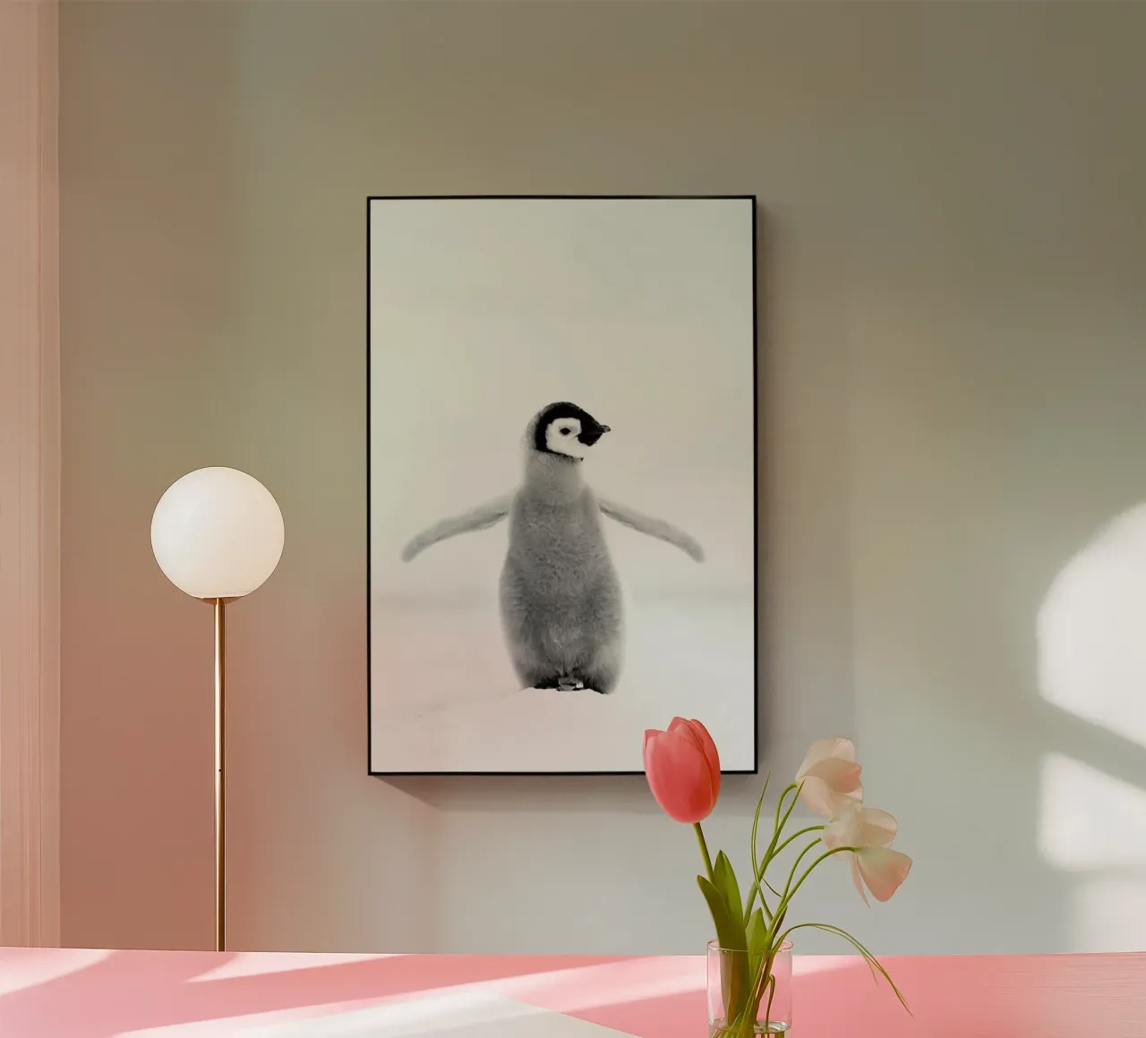 Lone Penguin plexiglass da Natural Kingdom