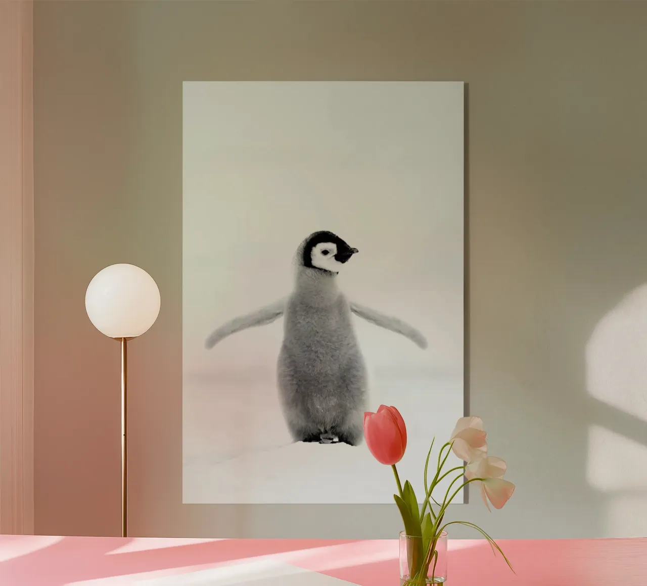 Lone Penguin plexiglass da Natural Kingdom