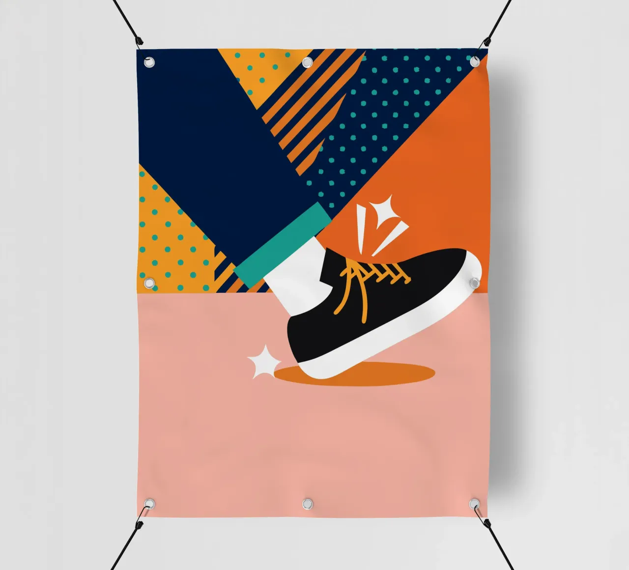 Scarpa telo in pvc da LOOK DIFFERENT